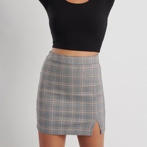 PLAID SKIRT🍂🍁